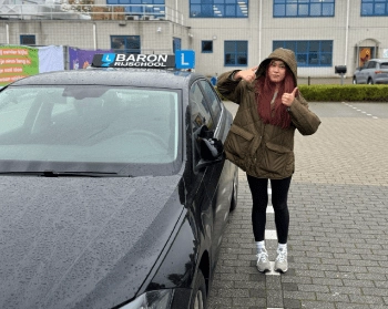 Geslaagde leerling Auto