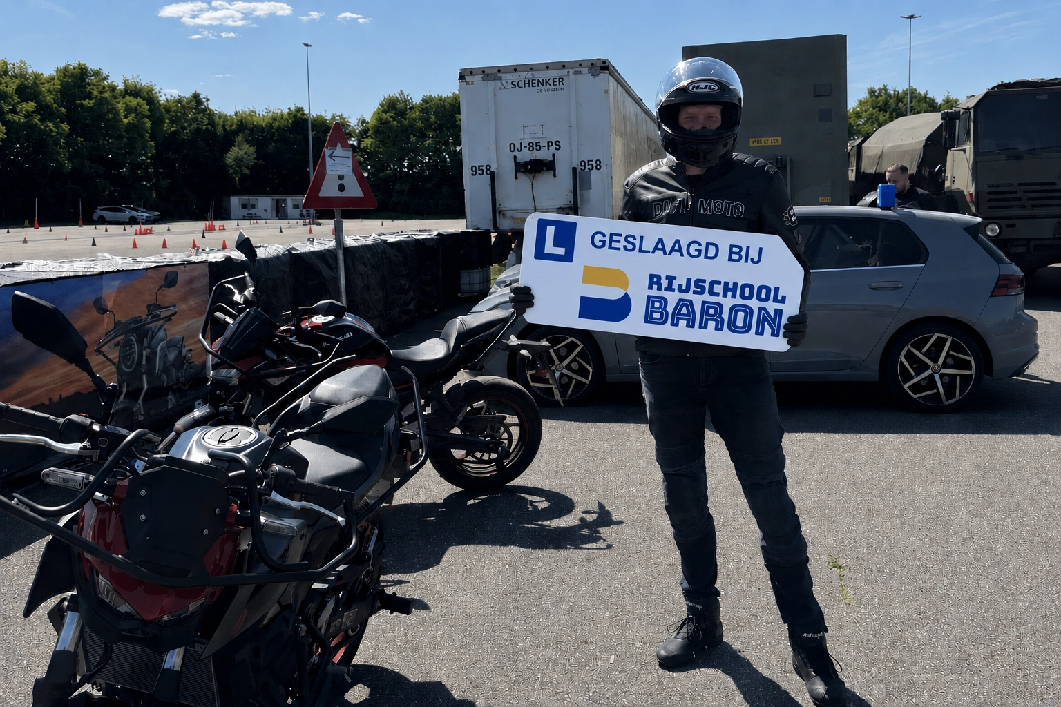 Geslaagde leerling Motor